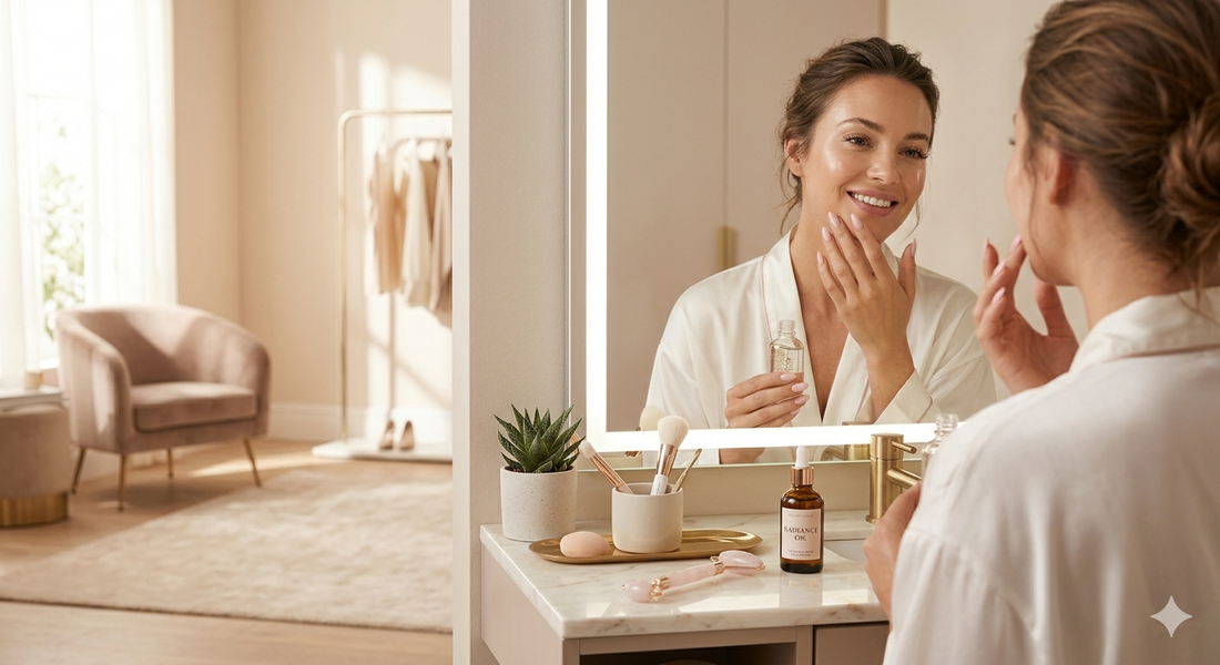 How To Get Glowing Skin At Home Using Red Light Therapy