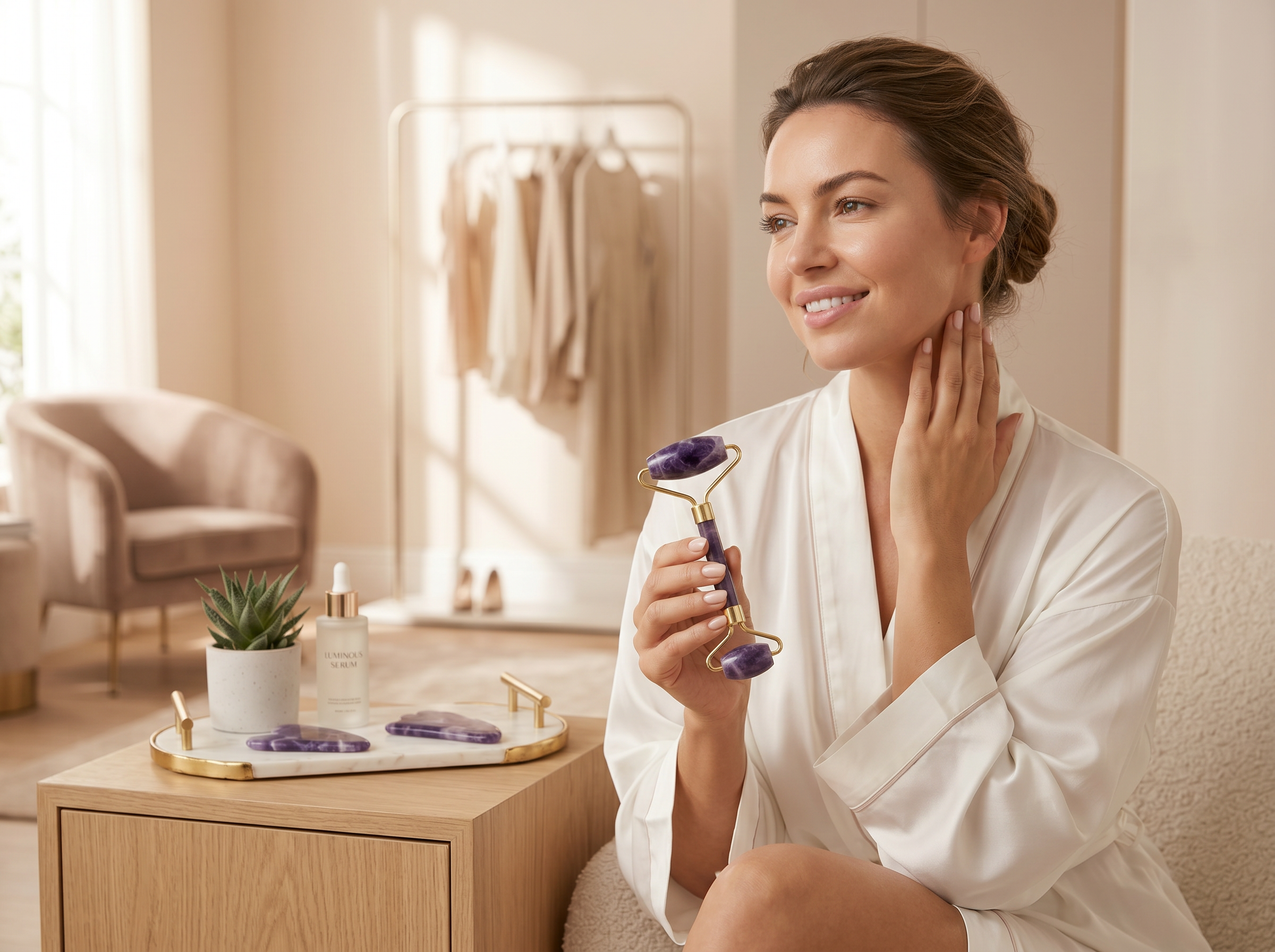Belta Beauty Jade Facial Roller